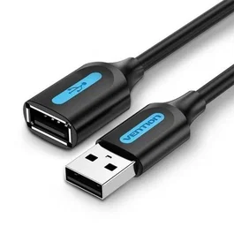Vention Cable Alargador USB 2.0 CBIBD Macho a Hembra 50cm Negro